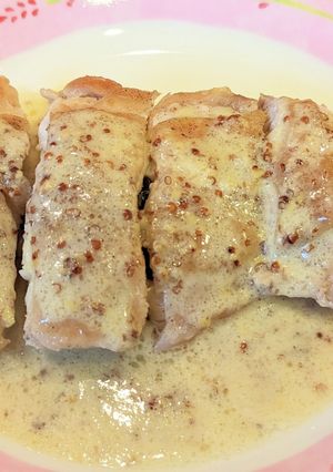チキンのクリームマスタードソース-レシピのメイン写真
