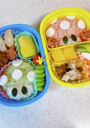 1UPきのこ♩簡単キャラ弁ブラザーズ-レシピのメイン写真