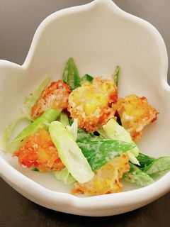 長ネギとさつま揚げのマヨ和え-レシピのメイン写真