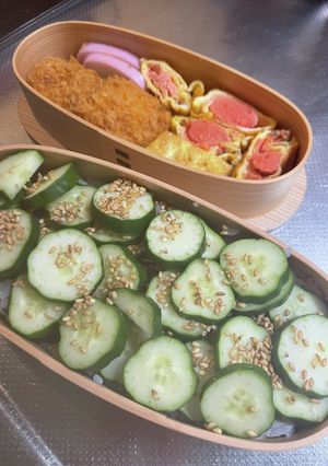 かっぱ丼弁当-レシピのメイン写真
