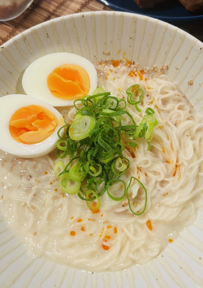 白ごま豆乳坦々風♡そうめん-レシピのメイン写真