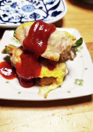 チーズピカタ風♡野菜の肉巻き♪︎-レシピのメイン写真