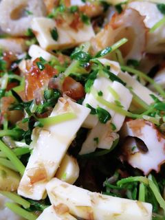 豆苗と竹輪のチーズおかか和え-レシピのメイン写真