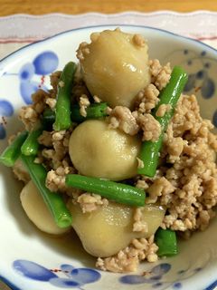 里芋のそぼろ煮♪-レシピのメイン写真