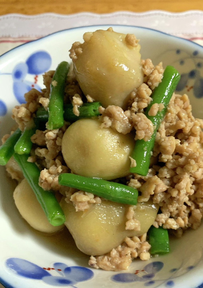 里芋のそぼろ煮♪-レシピのメイン写真