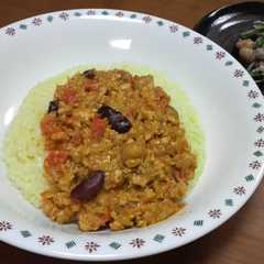 รูปของ 豆たっぷり☆本格ドライカレー