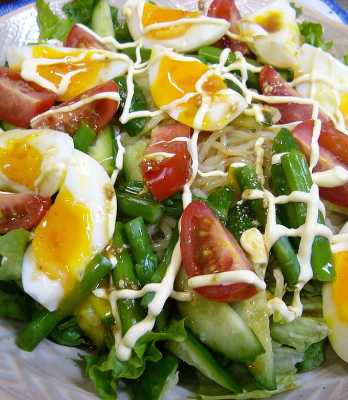 ♪いつも食べてるラーメンサラダ♪ by ふたごっち 【クックパッド