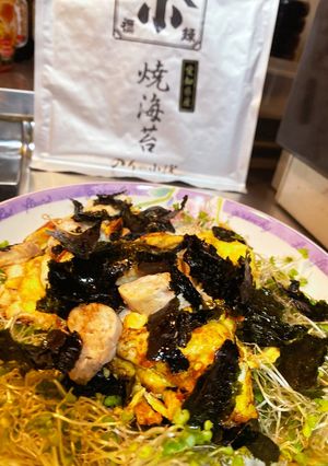 ササミ海苔玉子炒めサラダ風^ - ^-レシピのメイン写真