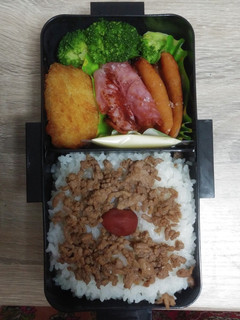 そぼろ弁当 男子高1-レシピのメイン写真