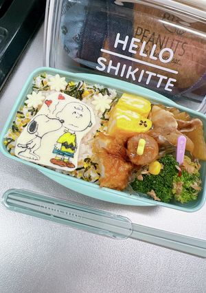 毎日高校男子弁当♡ スヌーピー編-レシピのメイン写真