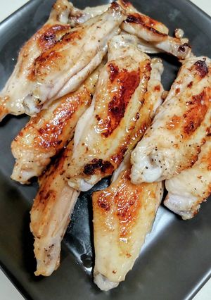 手羽中ショートで旨塩焼き♪お店の味再現♡-レシピのメイン写真
