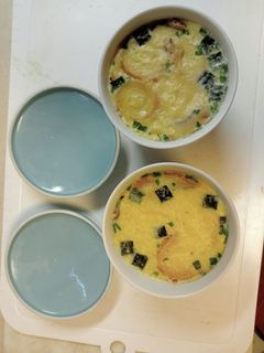 レンチンで作る茶わん蒸し-レシピのメイン写真