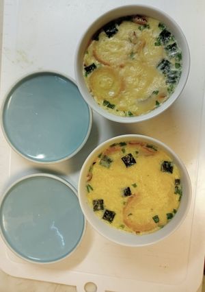 レンチンで作る茶わん蒸し-レシピのメイン写真