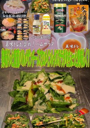 美味ドレとチキン南蛮のたれでレタスサラダ-レシピのメイン写真