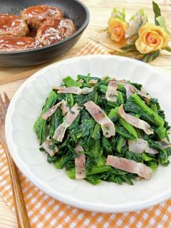 簡単もう一品*ほうれん草のバターソテー*-レシピのメイン写真