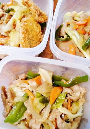 朝ごはん弁当！野菜炒め-レシピのメイン写真
