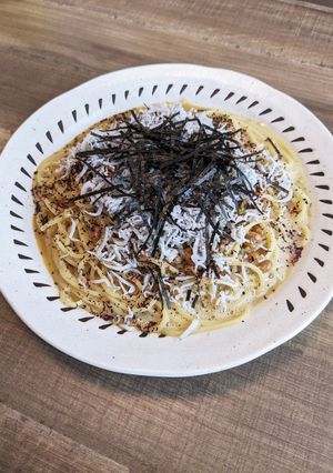 ゆかりが香る納豆しらすパスタ-レシピのメイン写真