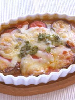 なすとトマトのチーズ焼き-レシピのメイン写真