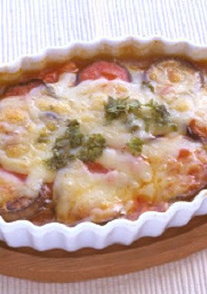なすとトマトのチーズ焼き-レシピのメイン写真