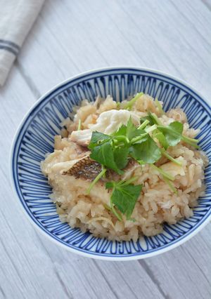 ゼンライスで作る鯛めし!-レシピのメイン写真