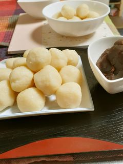 パパッと豆腐入り♡白玉お月見♡団子-レシピのメイン写真