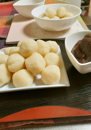 パパッと豆腐入り♡白玉お月見♡団子-レシピのメイン写真