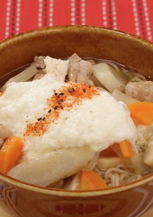 ほっこり具沢山♪けんちんとろろそば-レシピのメイン写真