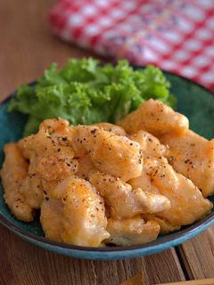 鶏むね肉で鶏マヨ-レシピのメイン写真