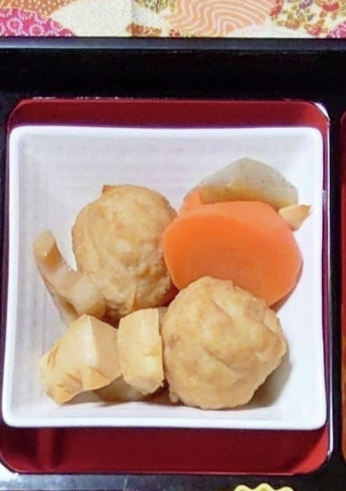 ヨウサマの減塩鶏つくねの煮つけ-レシピのメイン写真