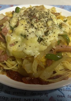 あんかけチーズスパ-レシピのメイン写真