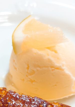 レモン風味の濃厚なアイスクリーム-レシピのメイン写真