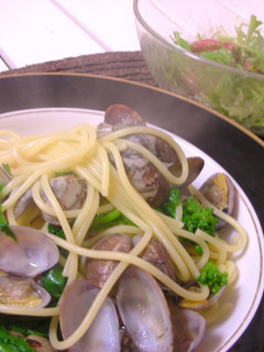 菜の花とあさりのスパゲッティ-レシピのメイン写真