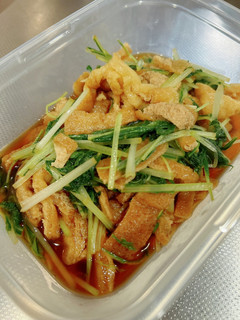 水菜と油揚げの煮浸し-レシピのメイン写真