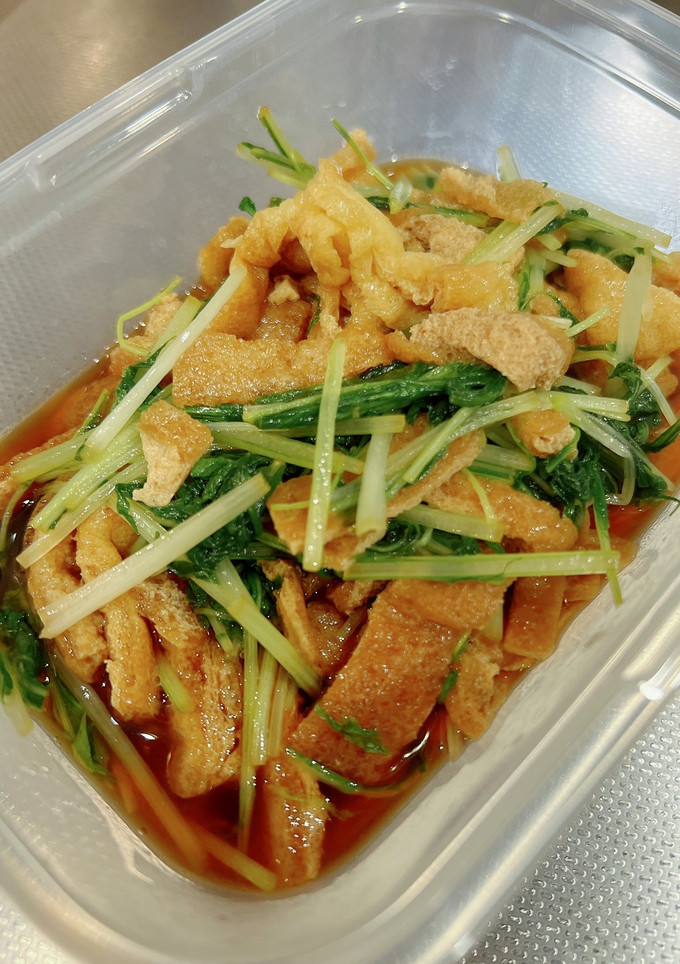 水菜と油揚げの煮浸し-レシピのメイン写真