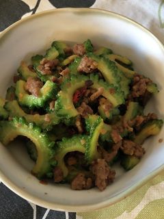 ゴーヤの肉味噌炒め-レシピのメイン写真