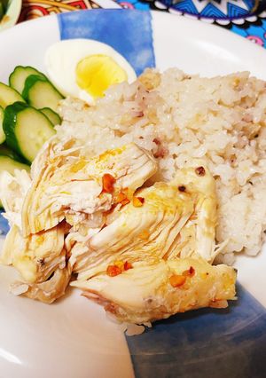 【炊飯器で簡単】カオマンガイ風-レシピのメイン写真