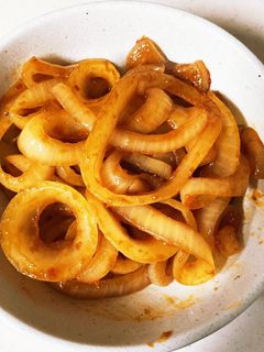 簡単玉ねぎだけ ケチャップ炒め-レシピのメイン写真