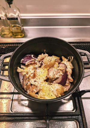 じゃがいもと鶏肉のチーズ焼き-レシピのメイン写真
