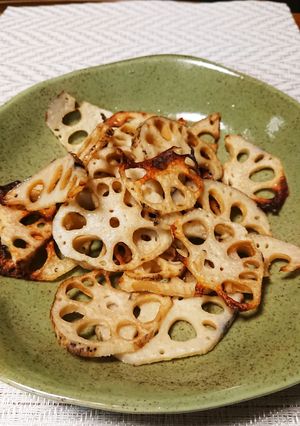 蓮根のカリカリ簡単素揚げ-レシピのメイン写真