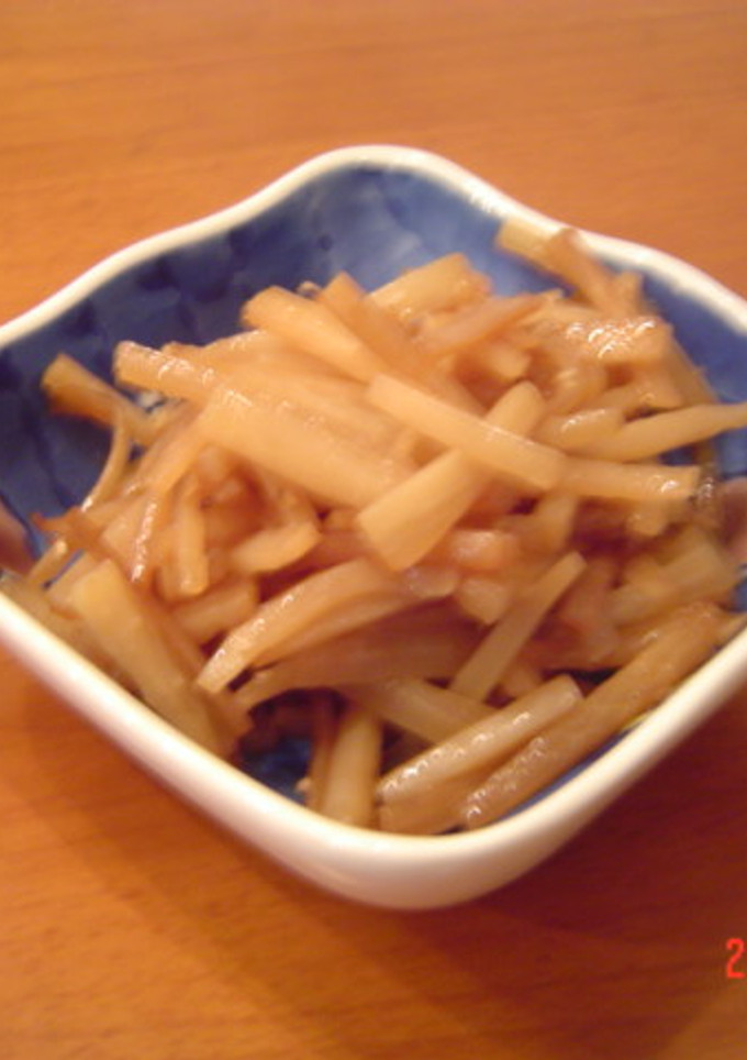 一和のきんぴら風大根の皮-レシピのメイン写真