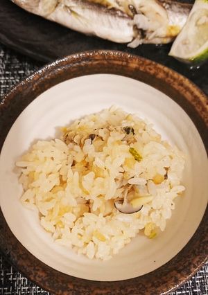 柚子香る秋の炊き込みご飯-レシピのメイン写真