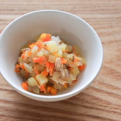 もぐもぐ期◌なすとツナじゃがの煮物 by taruta✽ 【クックパッド 