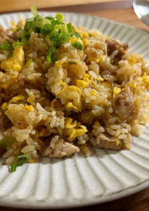 ねぎ塩ダレで豚カルビ炒飯-レシピのメイン写真