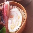 卵なしで★ハムチーズ入り卵焼き★お弁当