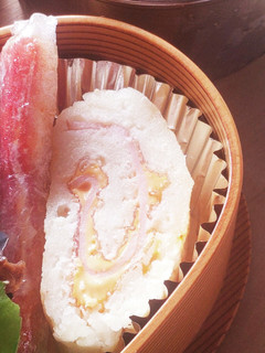 卵なしで★ハムチーズ入り卵焼き★お弁当-レシピのメイン写真