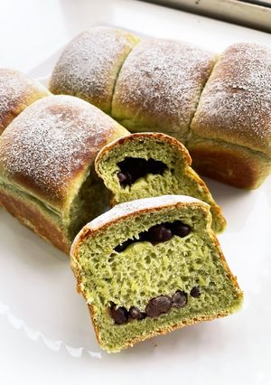 抹茶小豆ちぎりパン-レシピのメイン写真