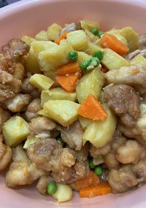 鶏肉とポテトの揚げ煮-レシピのメイン写真