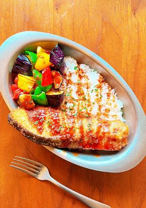秋鮭フライのっけごはん-レシピのメイン写真