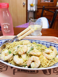 アボカドと海老のマヨパスタ-レシピのメイン写真