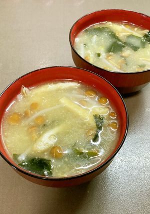 なめこの味噌汁-レシピのメイン写真